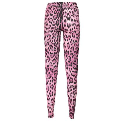 Cavalli Class Rosa Cotton Women's Legging 1728,67403481248,Cavalli Class,Clothing,L,Leggings - Sportswear - Clothing,M,New with tags,Pink,S,Sportswear - Clothing,Women,XL,XXL