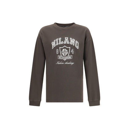 Dolce & Gabbana Brown Cotton Sweatshirt