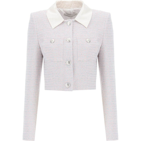 Alessandra Rich cropped jacket in tweed boucle' Jackets Alessandra Rich