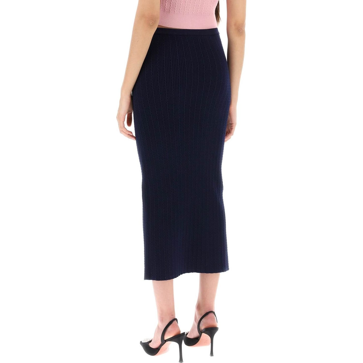 Alessandra Rich knitted pencil skirt Skirts Alessandra Rich