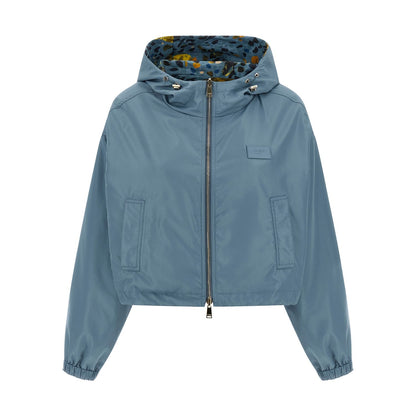 Fendi Blue Polyester Shell Jacket