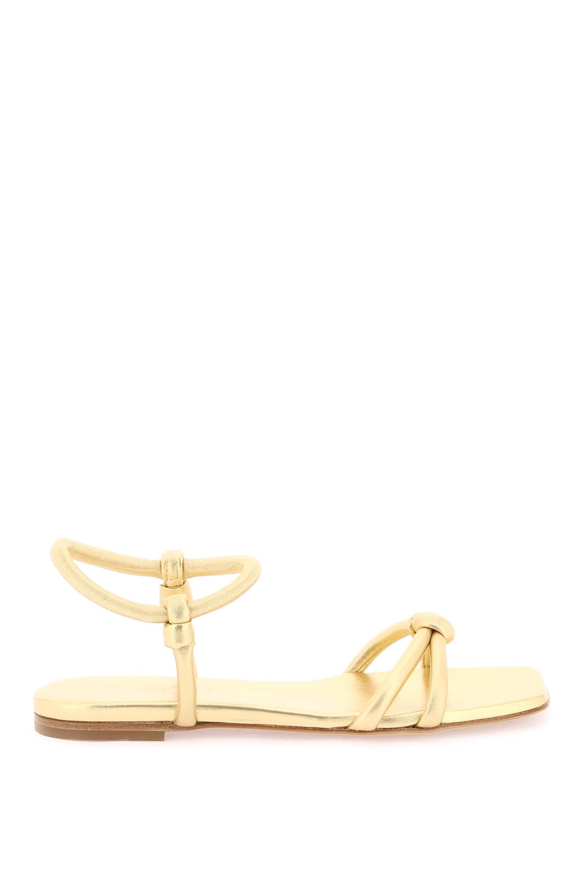 Gianvito Rossi juno 05 metallic nappa sandals