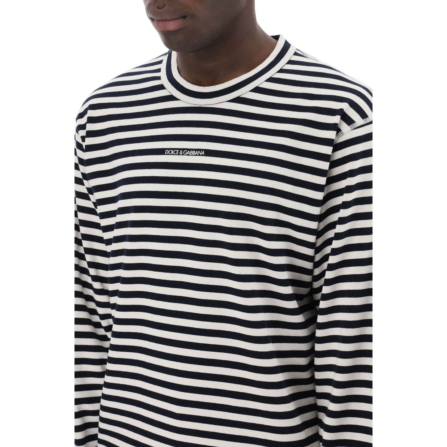 Dolce & Gabbana long-sleeved striped t-shirt Topwear Dolce & Gabbana