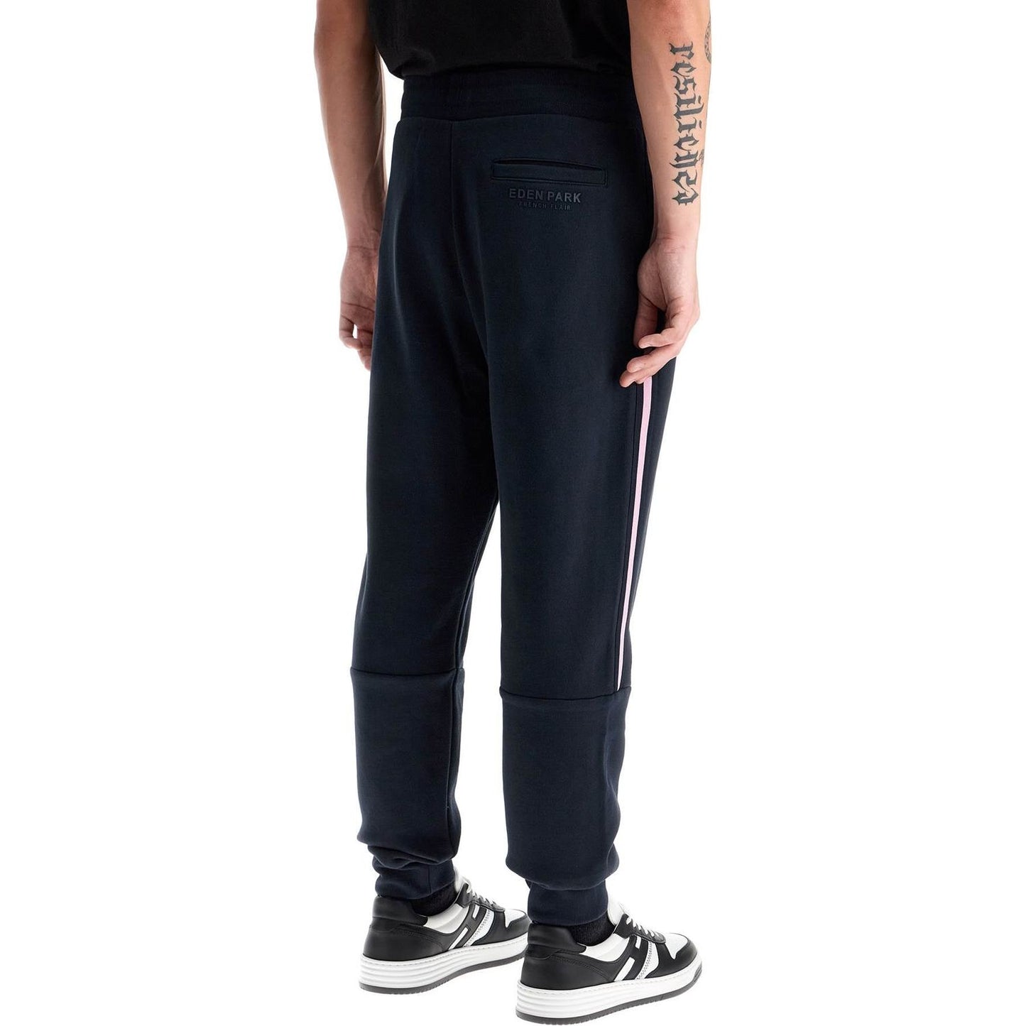 EDEN PARK contrast band joggers with eight Trousers EDEN PARK