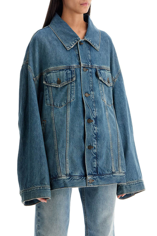 Haikure "janet's oversized denim jacket Jackets Haikure