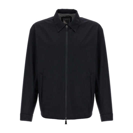 Herno Black Polyester Shell Jacket