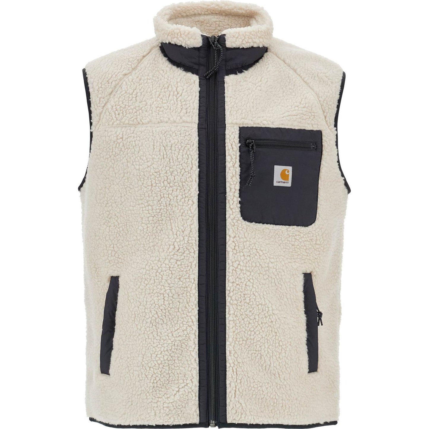 Carhartt Wip prentis liner vest in sherpa fleece