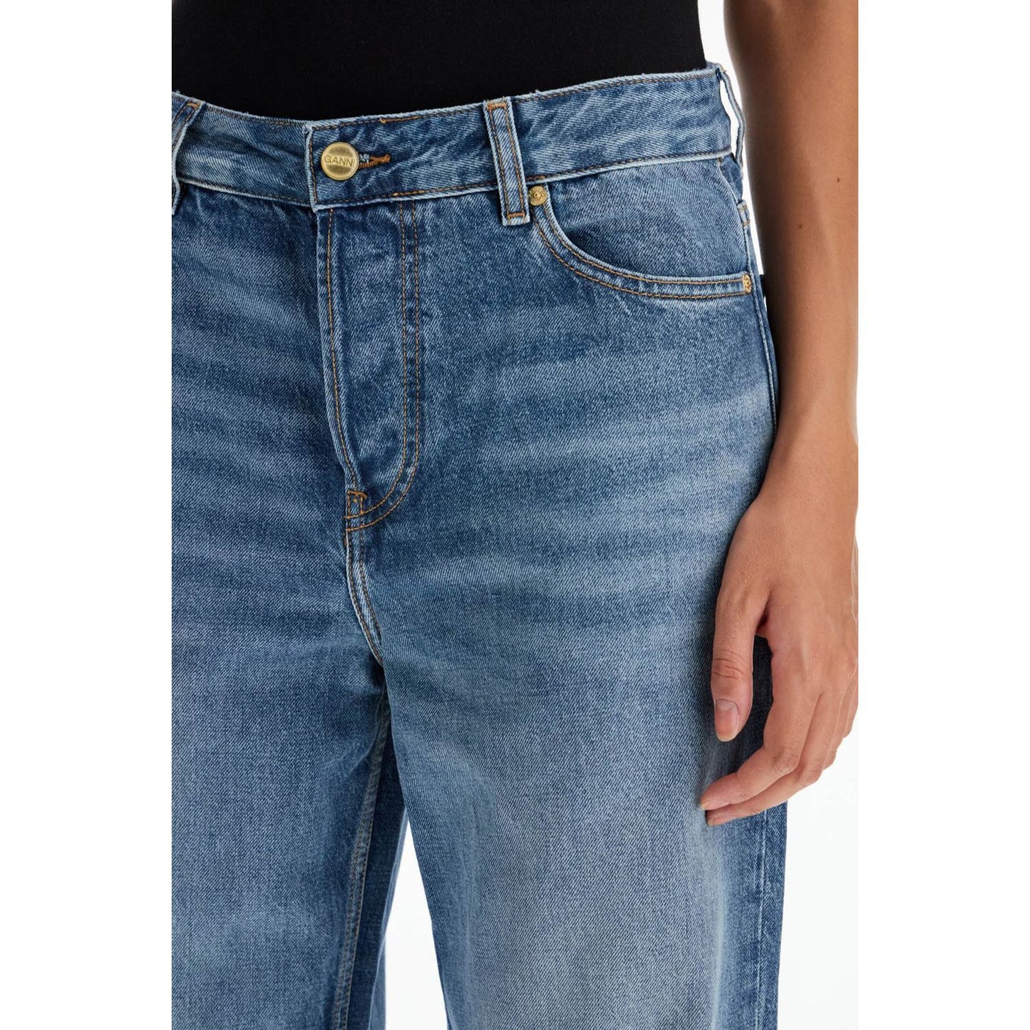 Ganni baggy jeans with iz Jeans Ganni