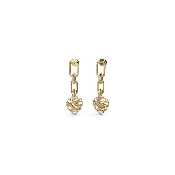 GUESS JEWELS JEWELRY Mod. JUBE03096JWYGT-U Earrings GUESS JEWELS