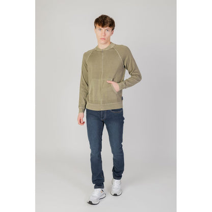 Liu Jo Green Cotton Sweatshirt