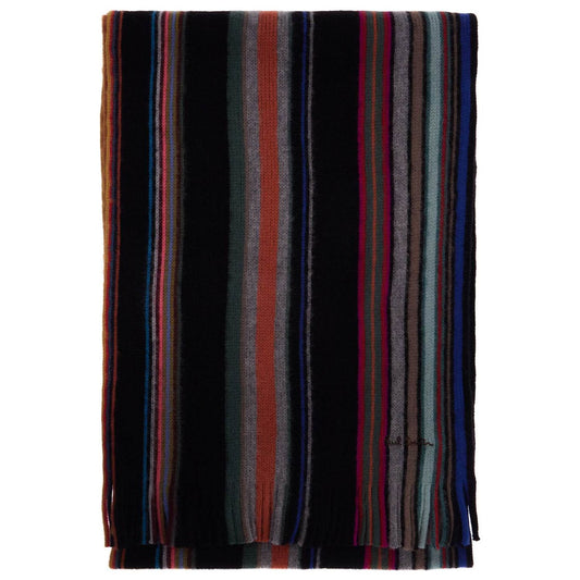 Paul Smith multicolored striped wool scarf Scarves Hats & Gloves Paul Smith