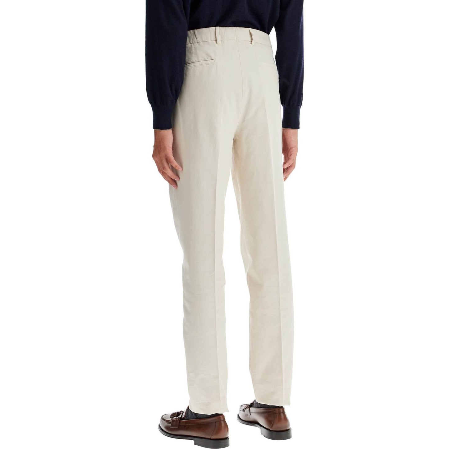 Brunello Cucinelli leisure fit gabardine trousers Trousers Brunello Cucinelli