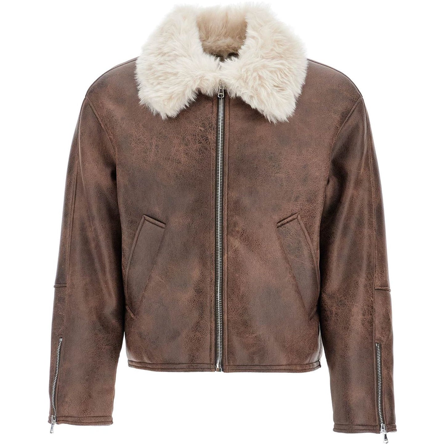 SEFR asante faux shearling jacket Vests SEFR