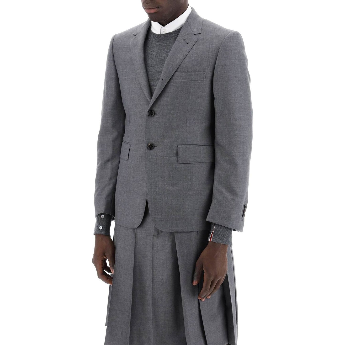 Thom Browne classic wool coat jacket Jackets Thom Browne