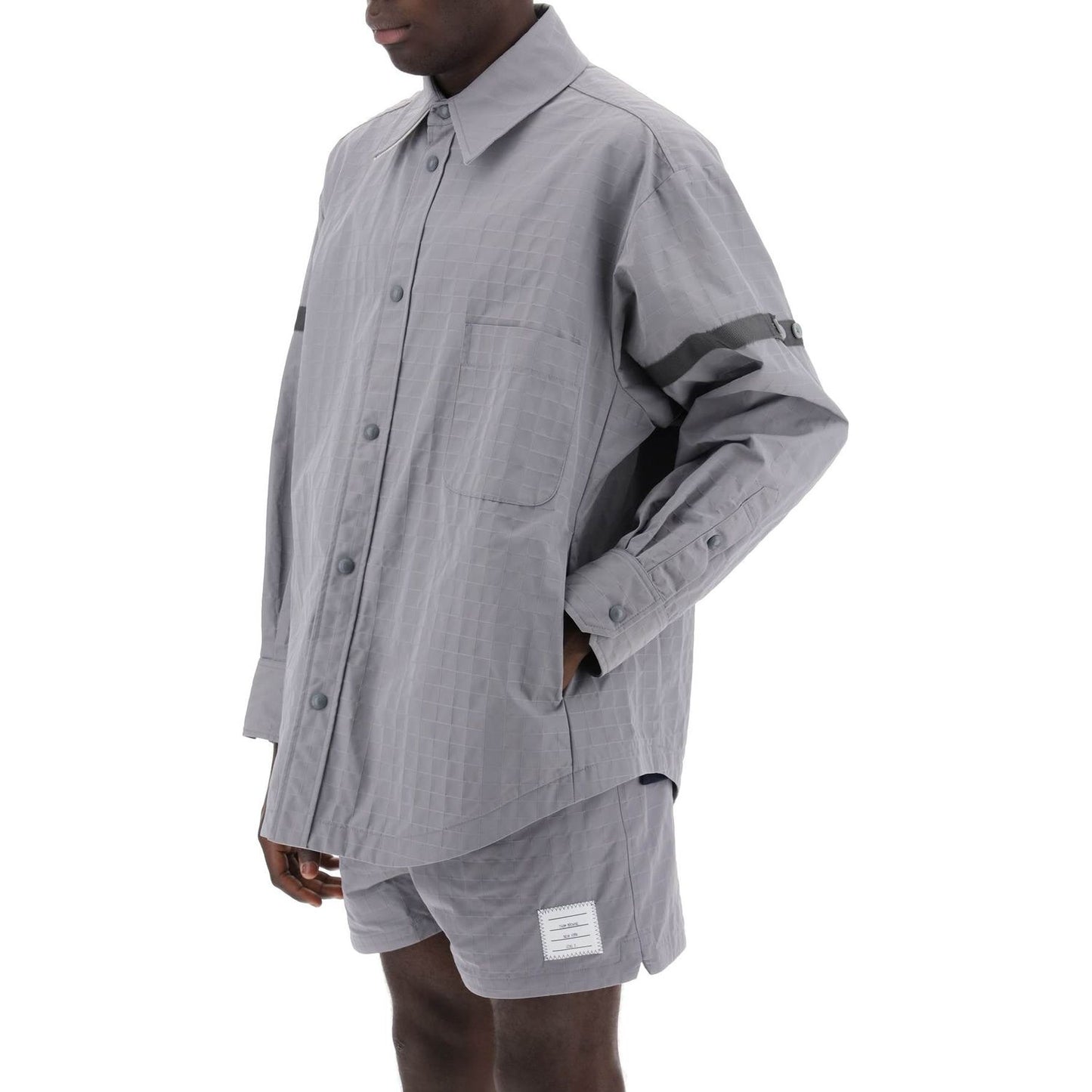 Thom Browne Overshirt nylon ripstop Vests Thom Browne