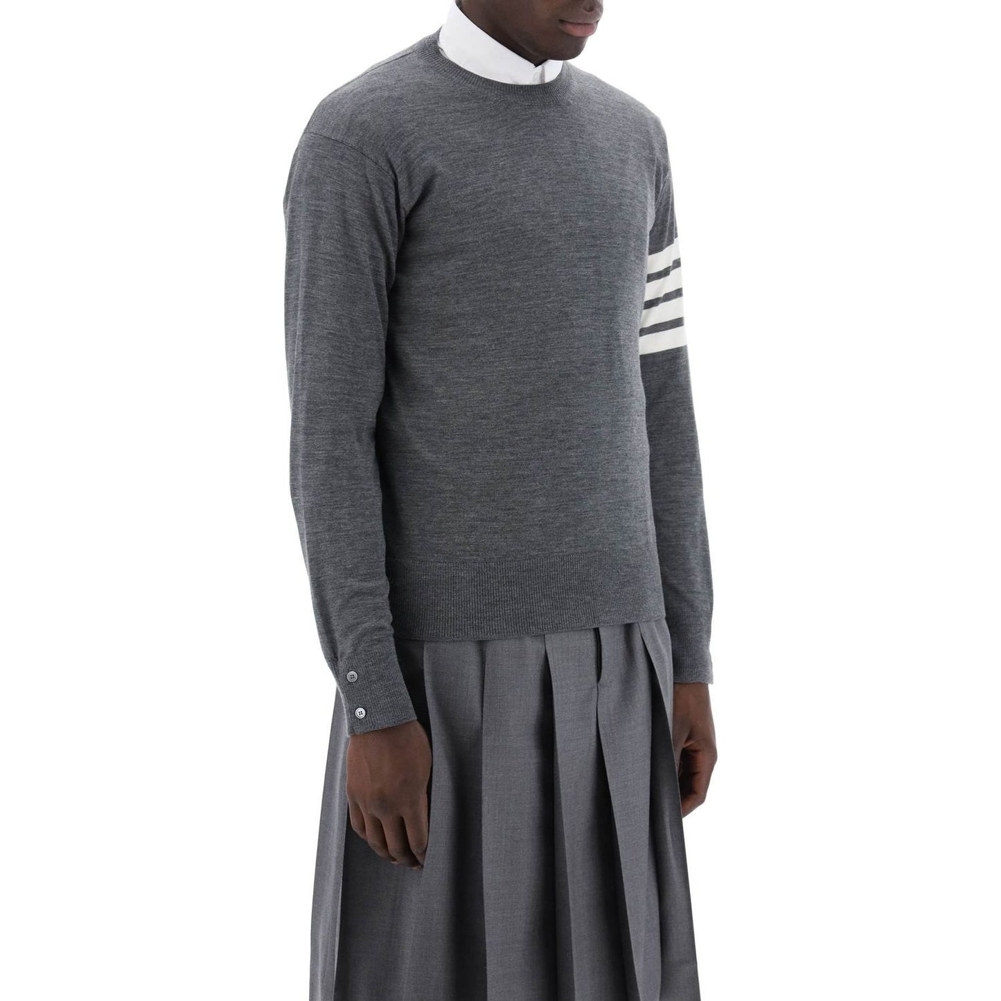 Thom Browne merino wool Pullover Men Knitwear Thom Browne