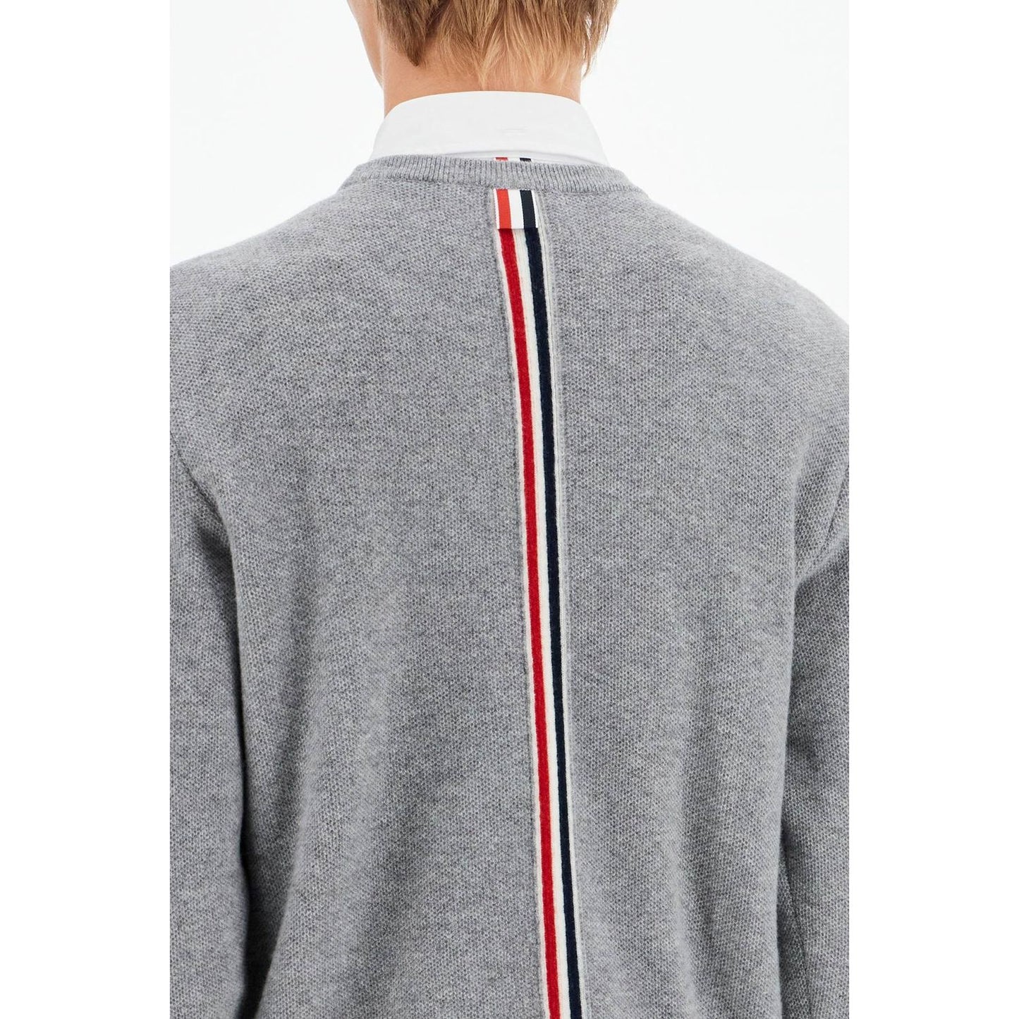 Thom Browne wool piqué crewneck pullover Knitwear Thom Browne