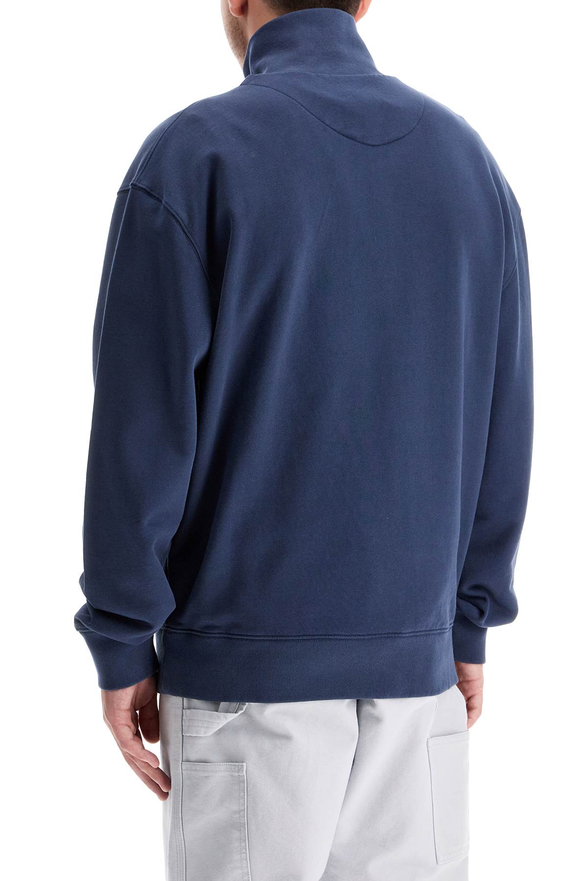 Maison Kitsune 'half-zip sweatshirt with fox head