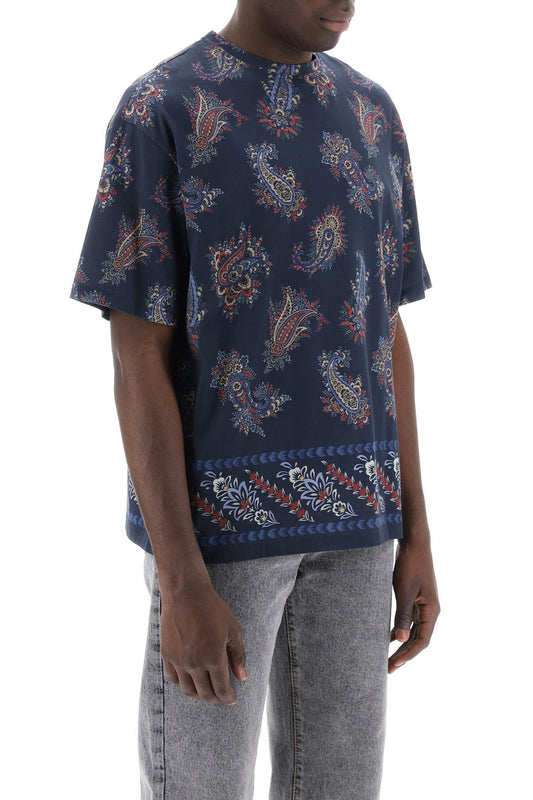 Etro paisley print crewneck t Topwear Etro