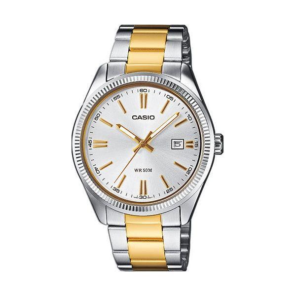 CASIO COLLECTION Mod. DATE - CHAMPAGNE, TWO TONES WATCHES CASIO EU