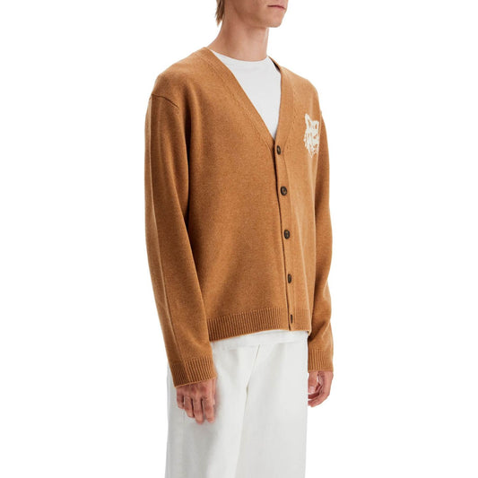 Maison Kitsune 'fox head wool cardigan with Knitwear Maison Kitsune