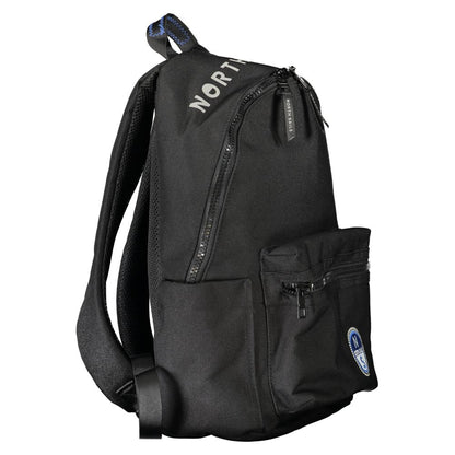 North Sails Black Polyester Men Backpack 1728,67403481248,Backpacks - Bags,Bags,Black,Men,New with tags,North Sails