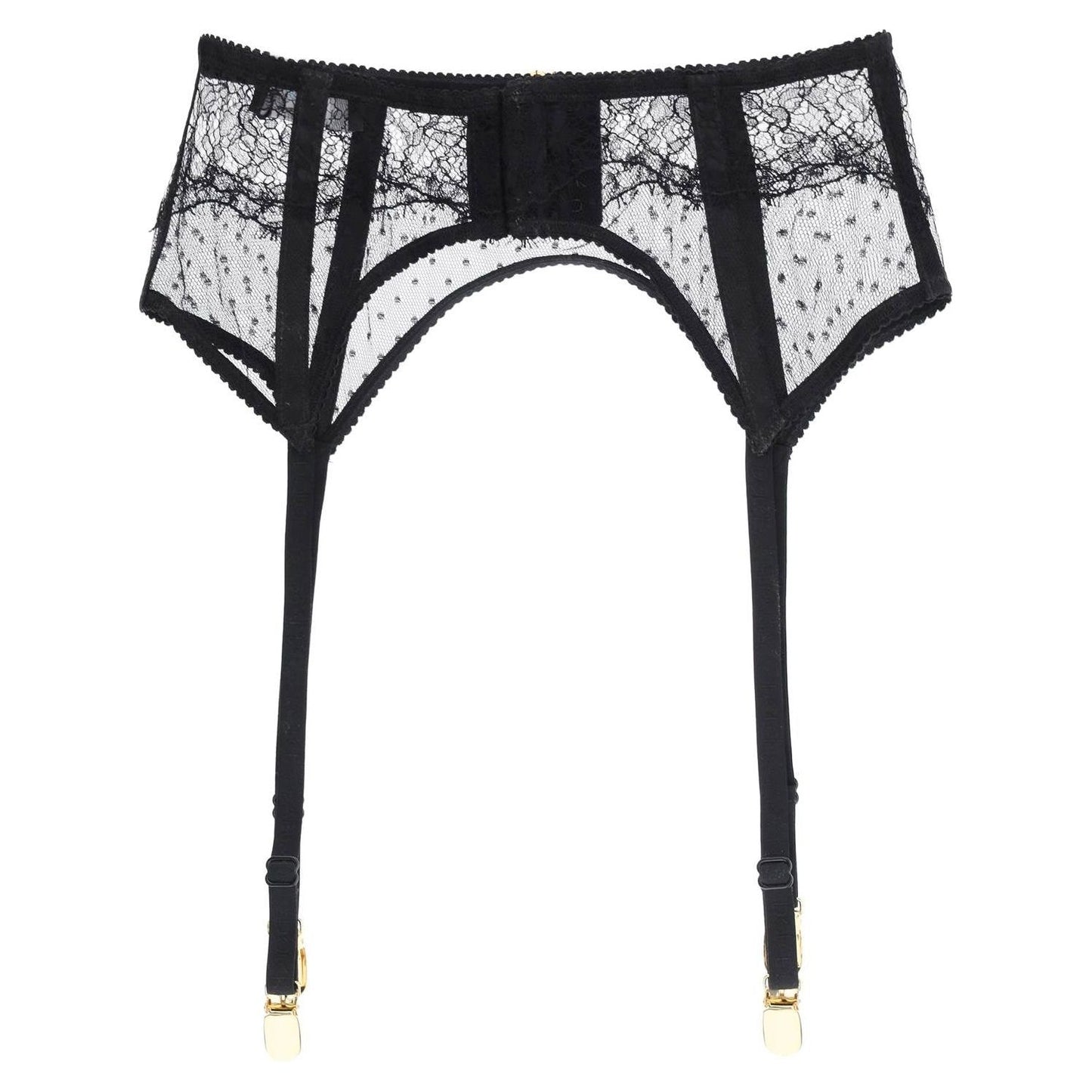 Dolce & Gabbana lace garter belt with logo Beachwear & underwear Dolce & Gabbana