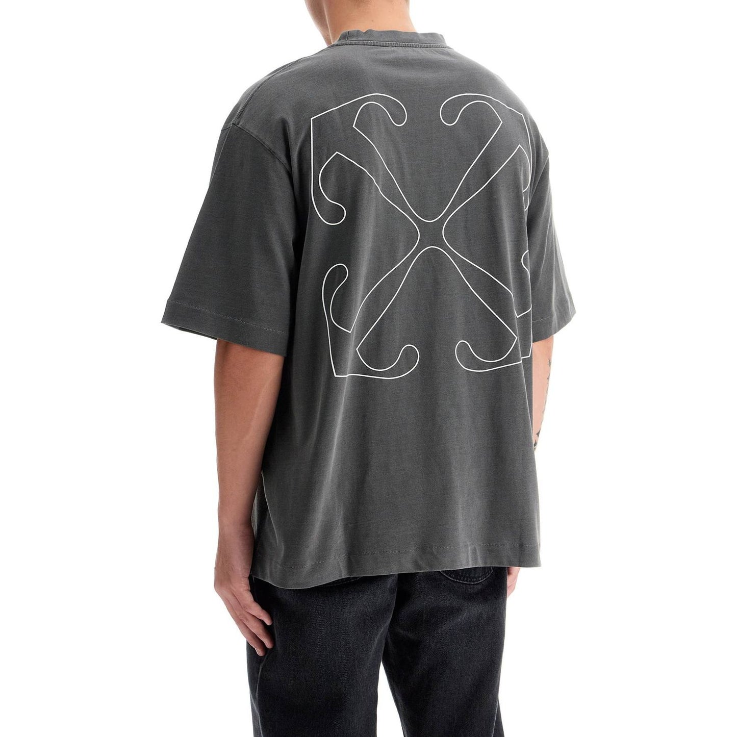 Off-White outline arrow t-shirt design Topwear Off-White