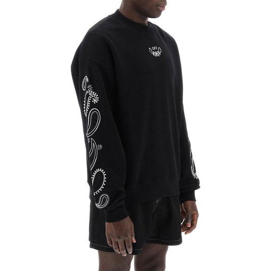 Off-White 'arrow bandana crewneck sweat Topwear Off-White