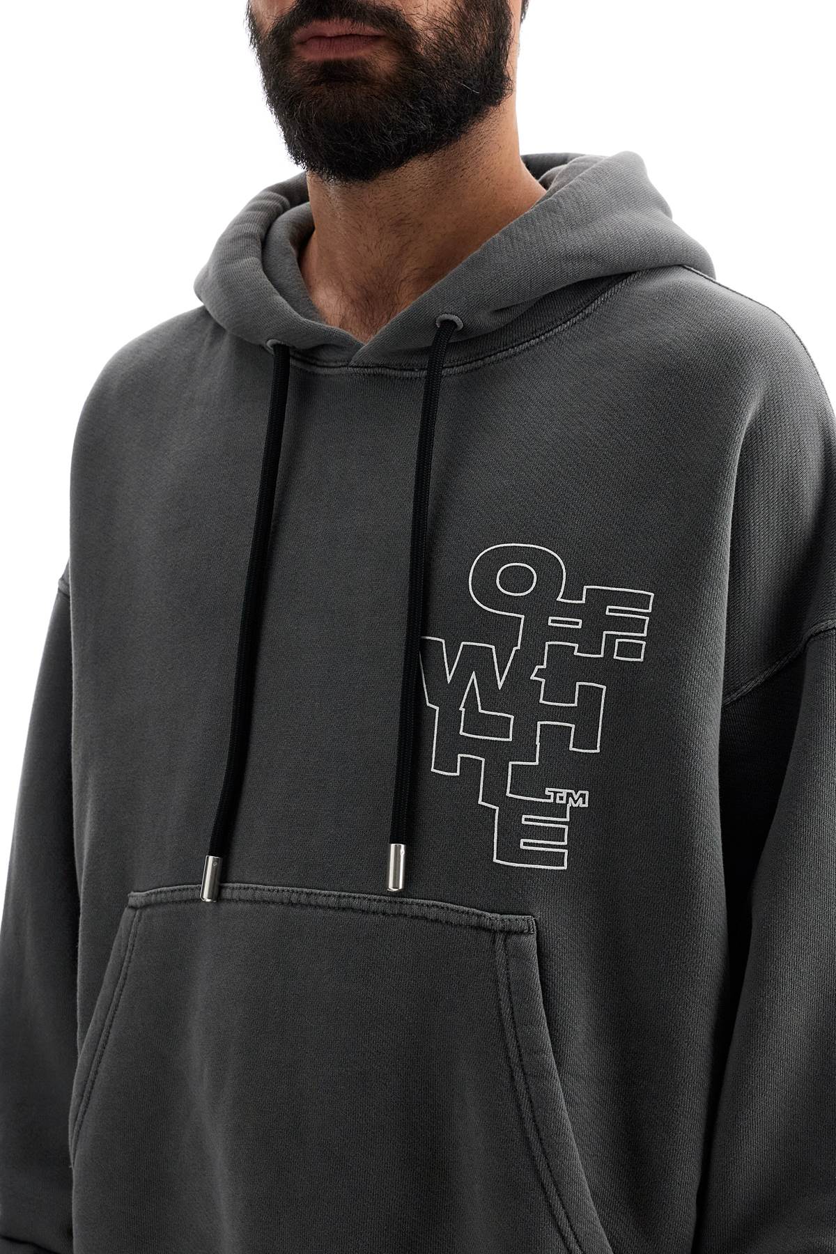 Off-White outline arrow hoodie Topwear Off-White