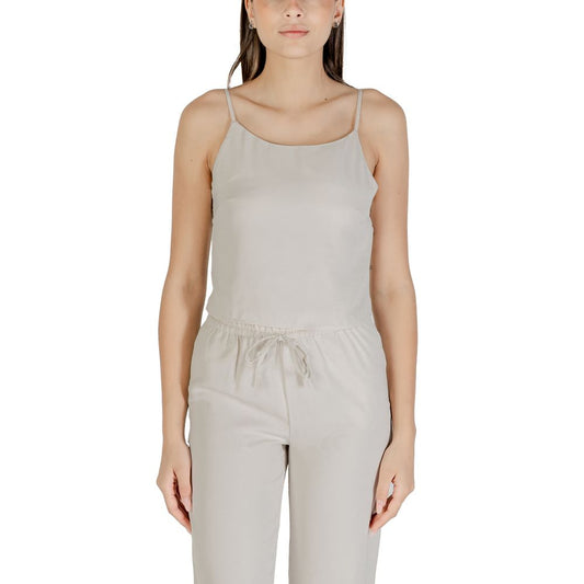 Only Beige Recycled Polyester Top 1728,71956299936,Beige,Clothing,IT38|XS,IT40|S,IT42|M,IT44|L,New with tags,Only,Sportswear - Clothing,Tops - Sportswear - Clothing,Women