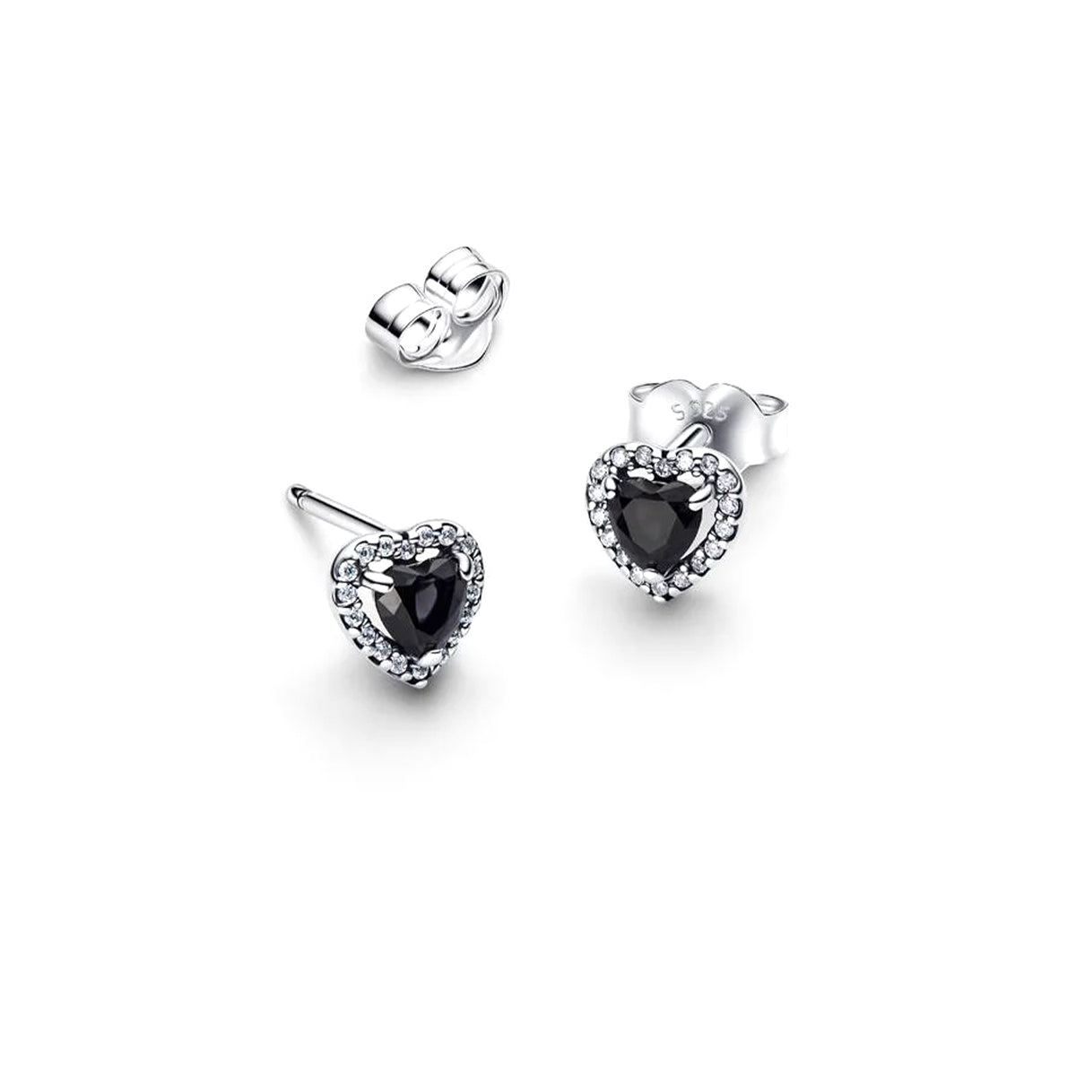 PANDORA JEWELRY Mod. ELEVATED HEART STUD EARRINGS
