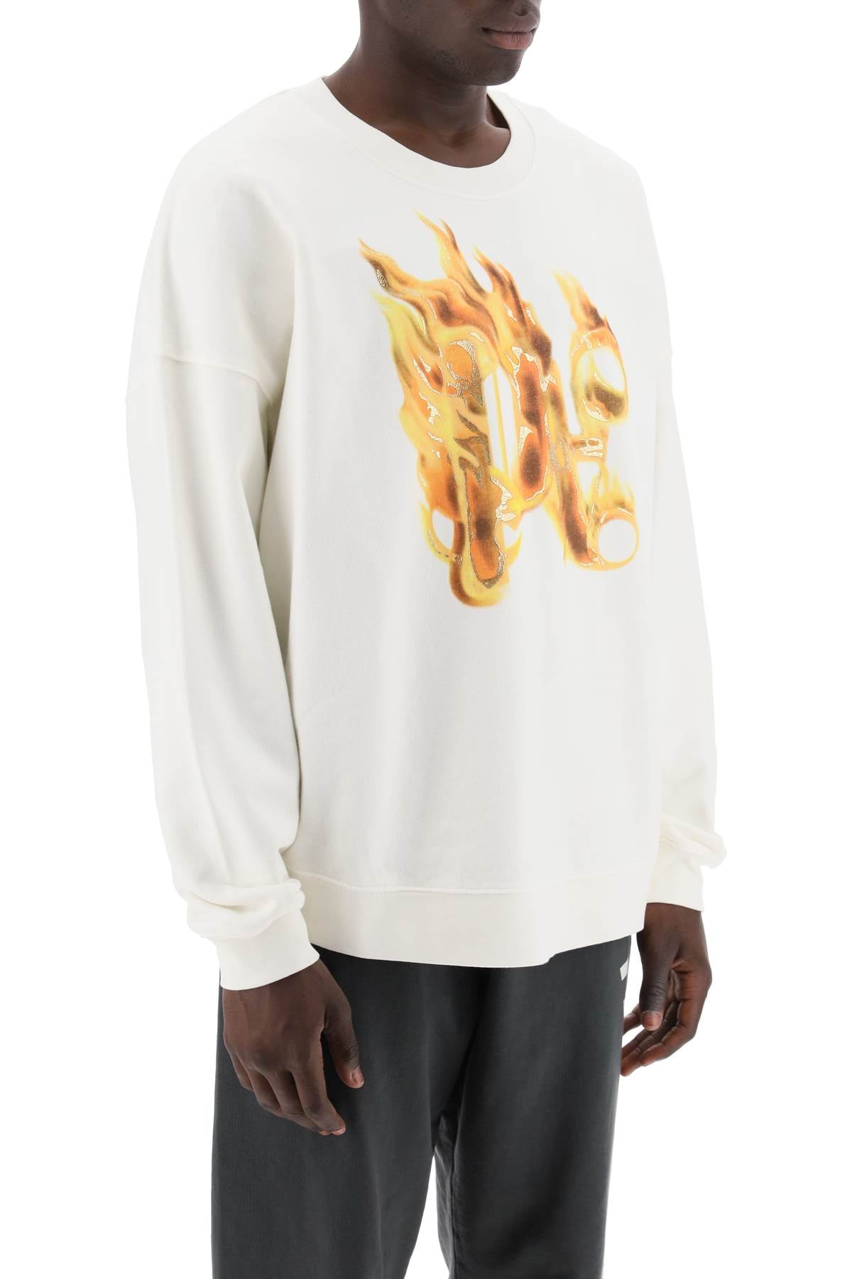 Palm Angels "burning monogram crewneck Topwear Palm Angels