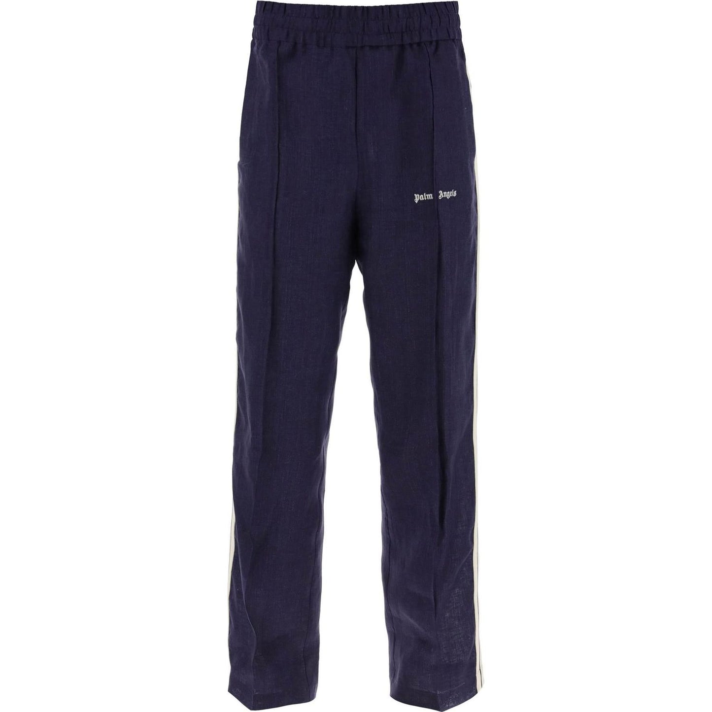 Palm Angels linen joggers with side stripes Trousers Palm Angels