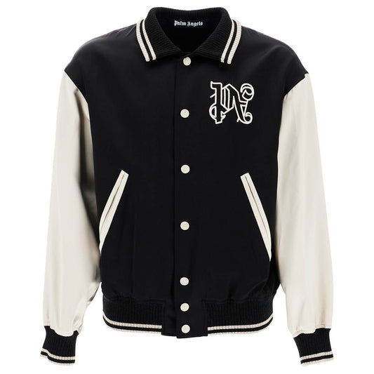 Palm Angels satin varsity jacket for Vests Palm Angels