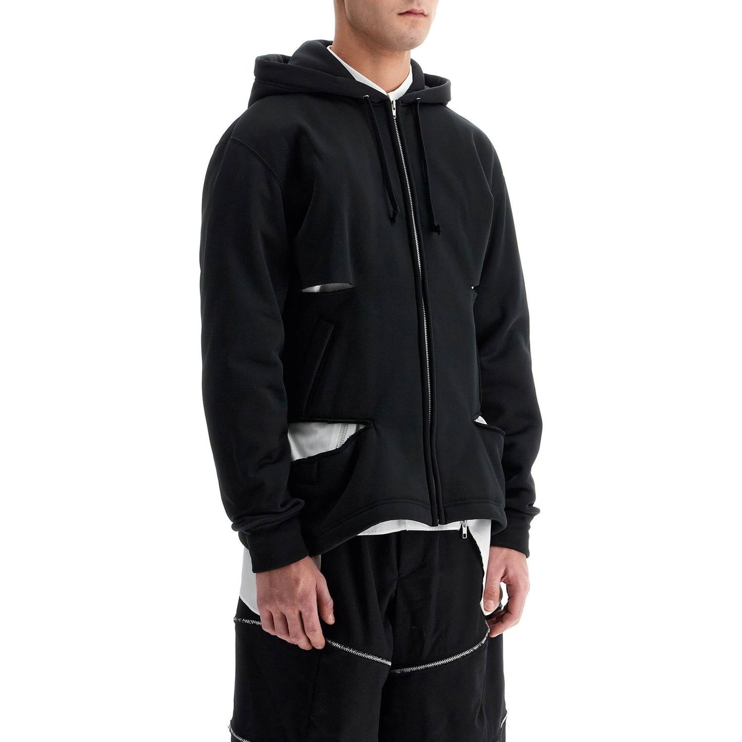 Comme Des Garcons Homme Plus sweatshirt with raw edge cut out Topwear Comme Des Garcons Homme Plus