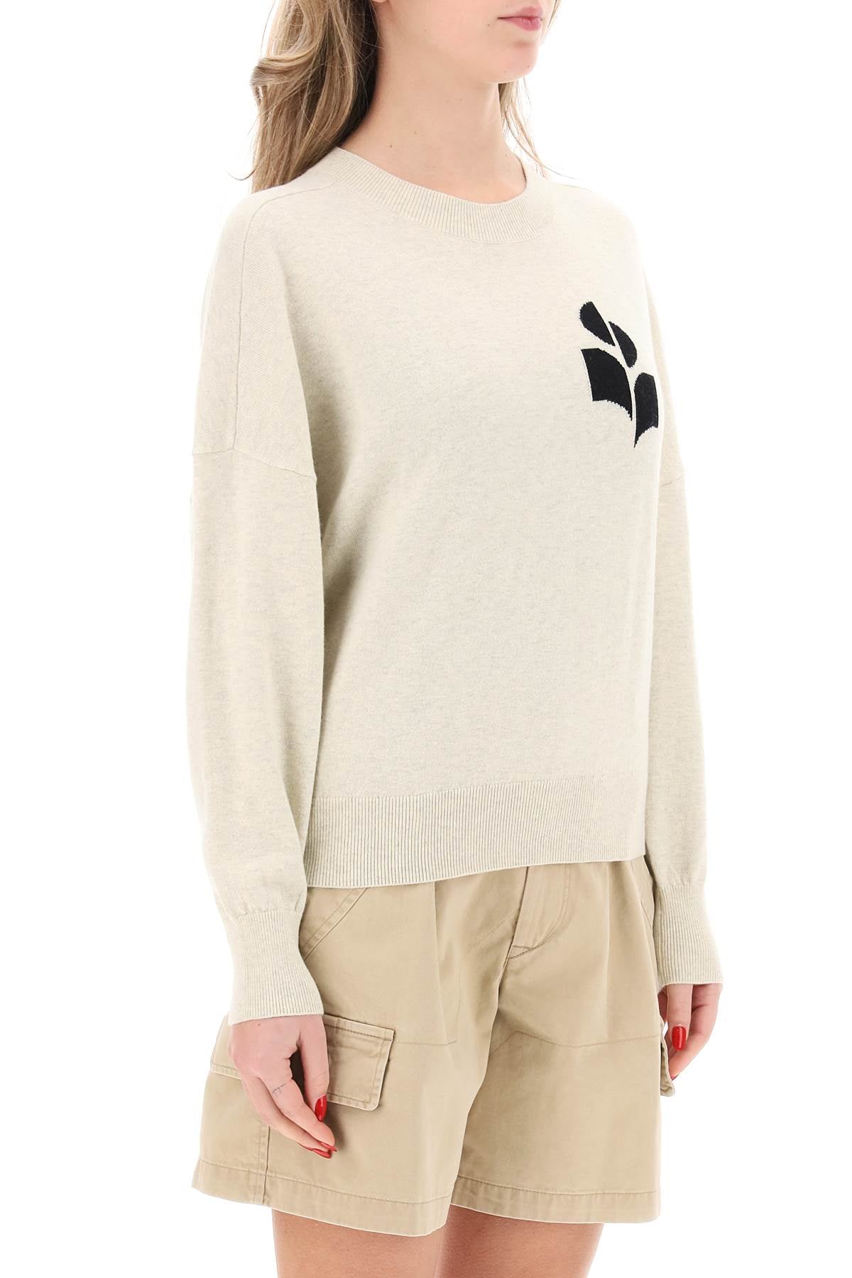 Isabel Marant Etoile Isabel Marant Etoile marisans sweater with logo intarsia