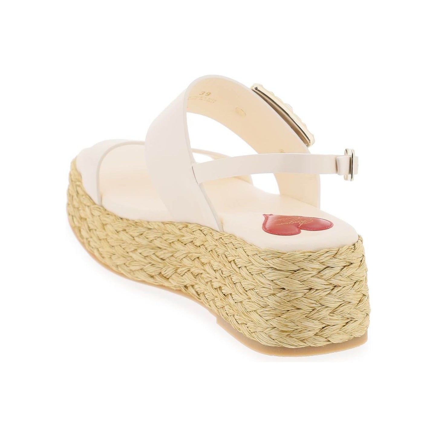 Roger Vivier "crystal buckle espadrilles Sandals Roger Vivier