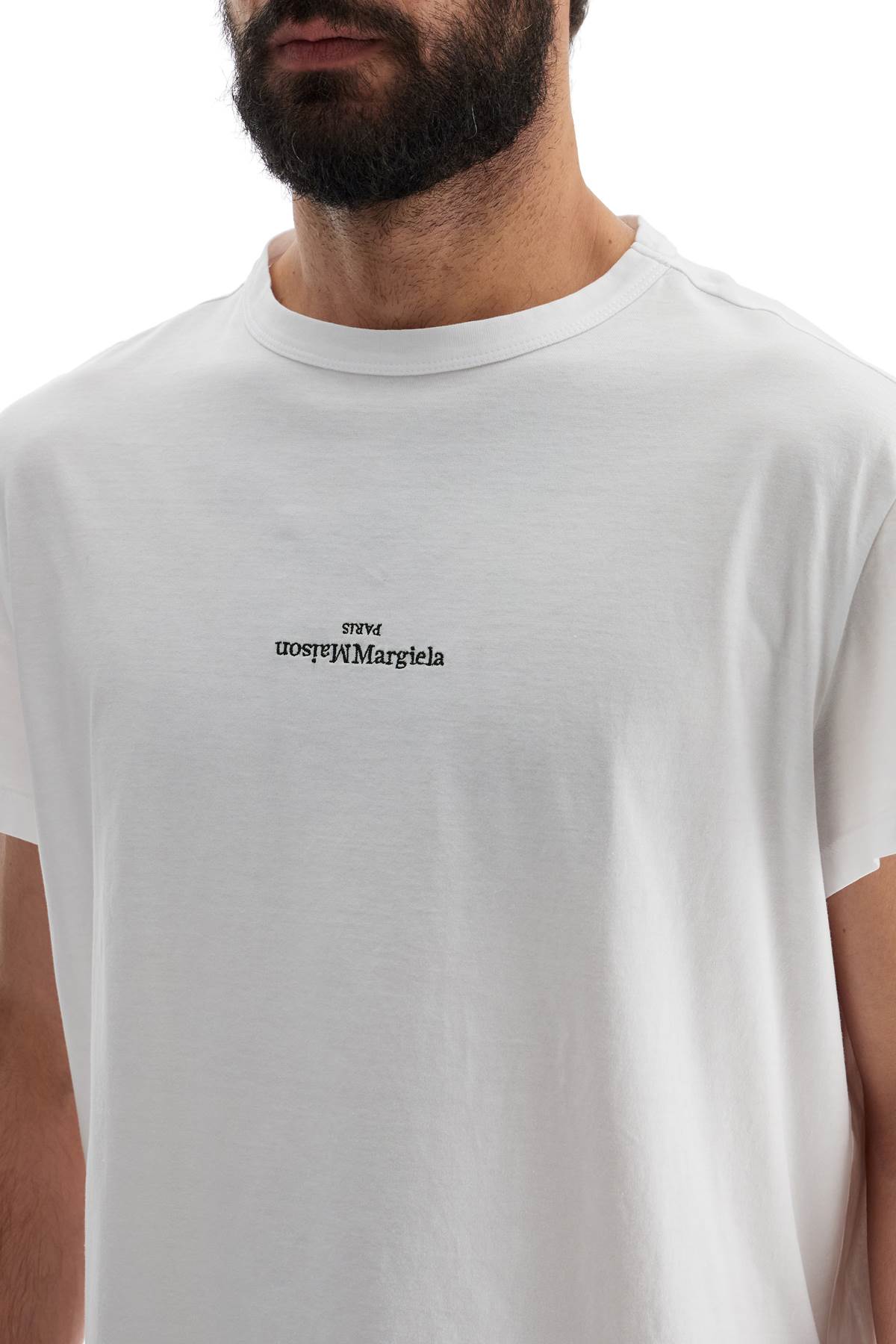 Maison Margiela 'reverse logo t-shirt with Topwear Maison Margiela