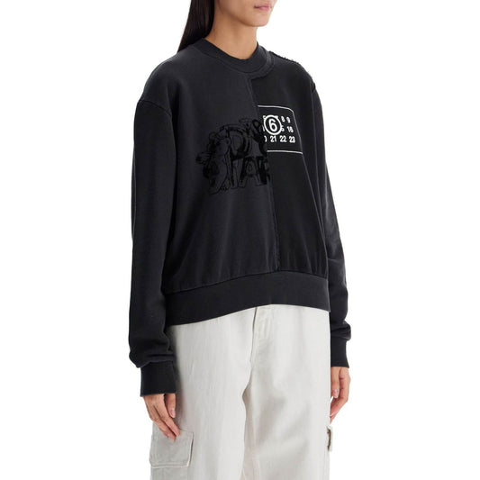 MM6 Maison Margiela 'party bear & numeric sweatshirt Topwear MM6 Maison Margiela