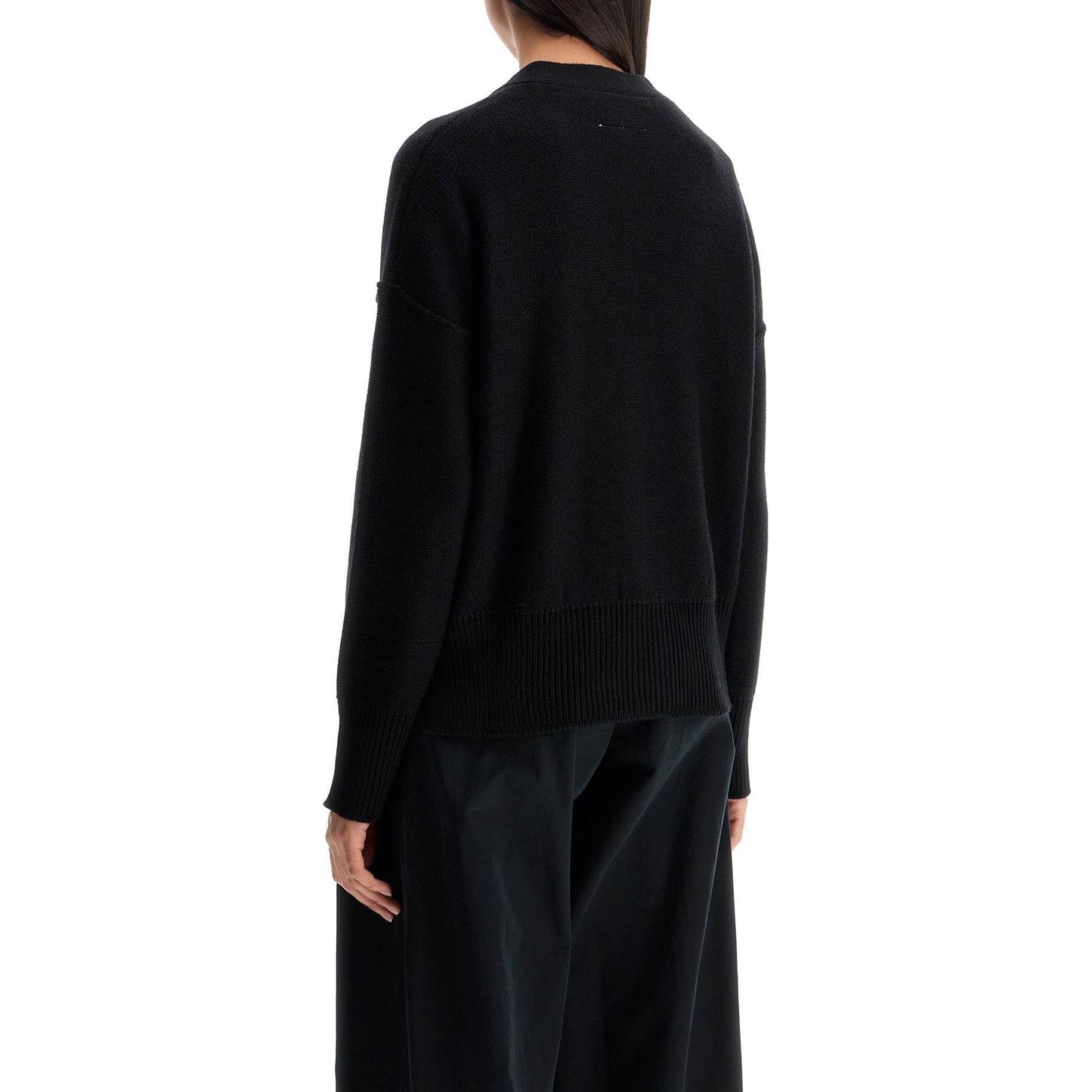 MM6 Maison Margiela destroyed cardigan sweater Knitwear MM6 Maison Margiela