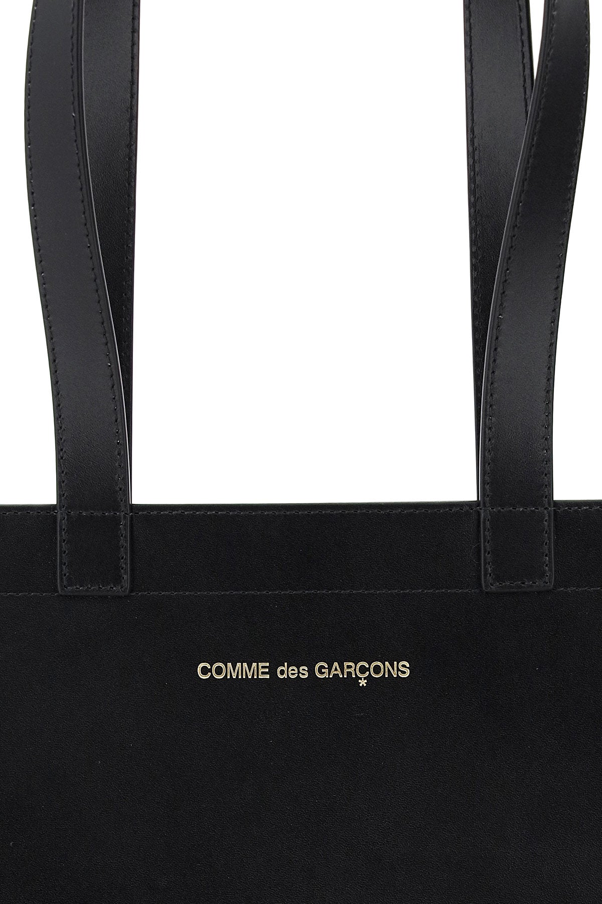 Comme Des Garcons Wallet Comme Des Garcons Wallet leather tote bag with logo