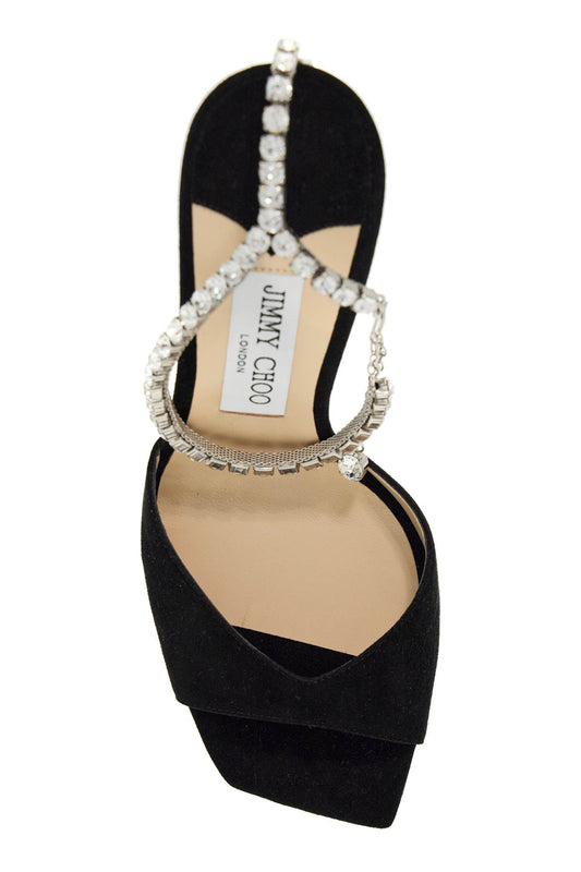 Jimmy Choo saeda 100 suede leather sandals Sandals Jimmy Choo