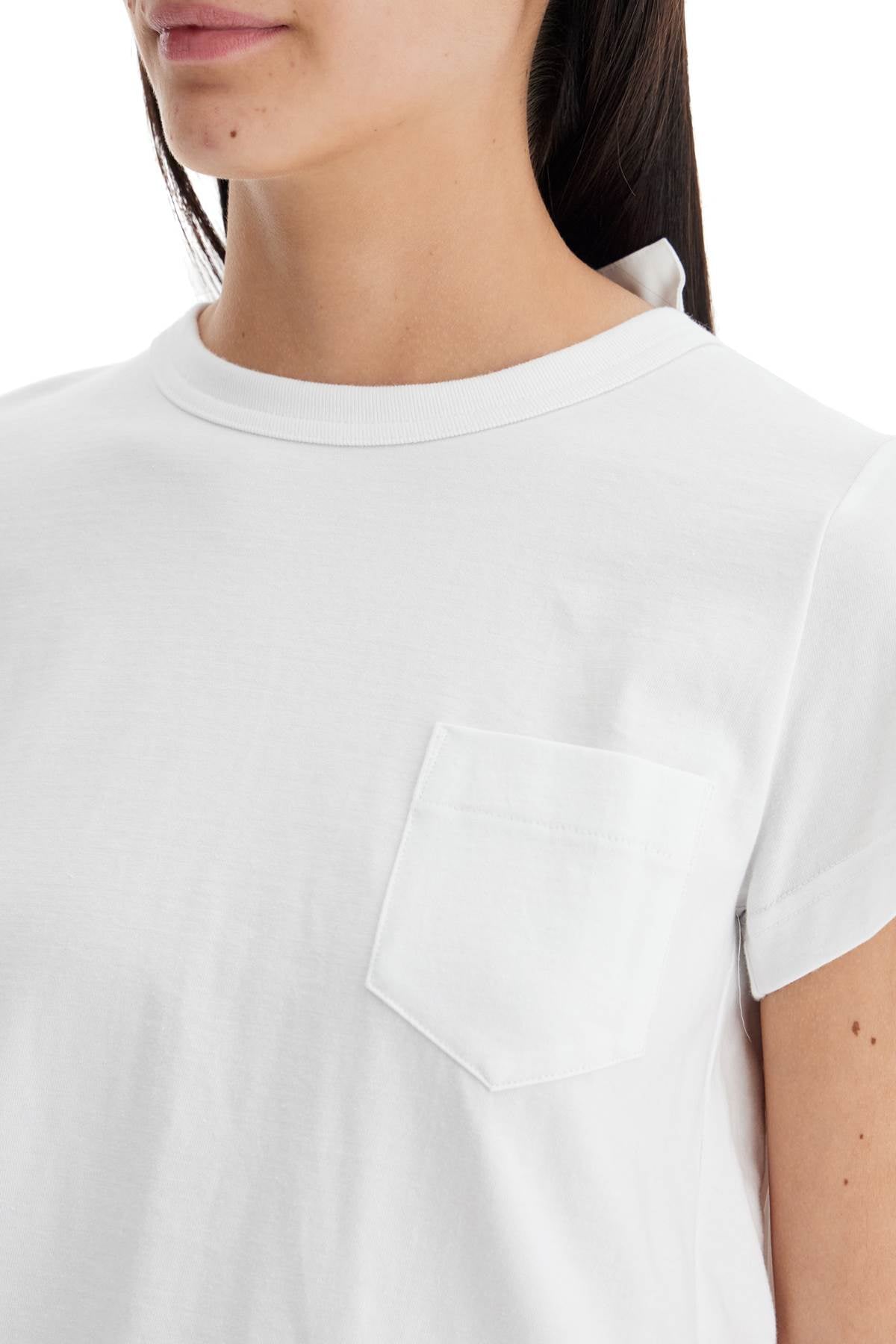 Sacai pleated back t-shirt Topwear Sacai