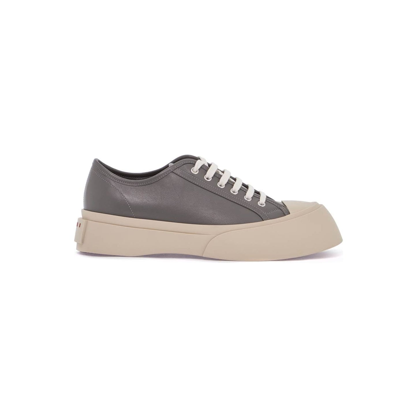 Marni elegant gray calfskin men's sneakers Sneakers Marni