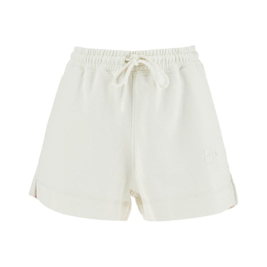 Ganni sweatshirt fabric shorts