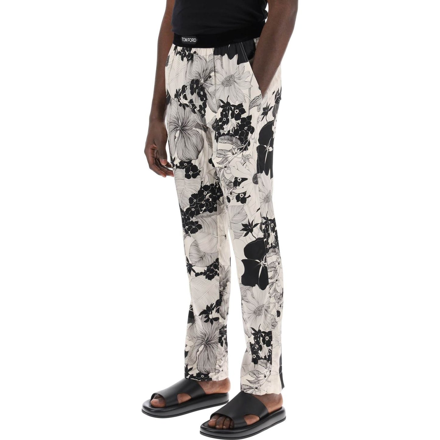 Tom Ford pajama pants in floral silk Beachwear & underwear Tom Ford