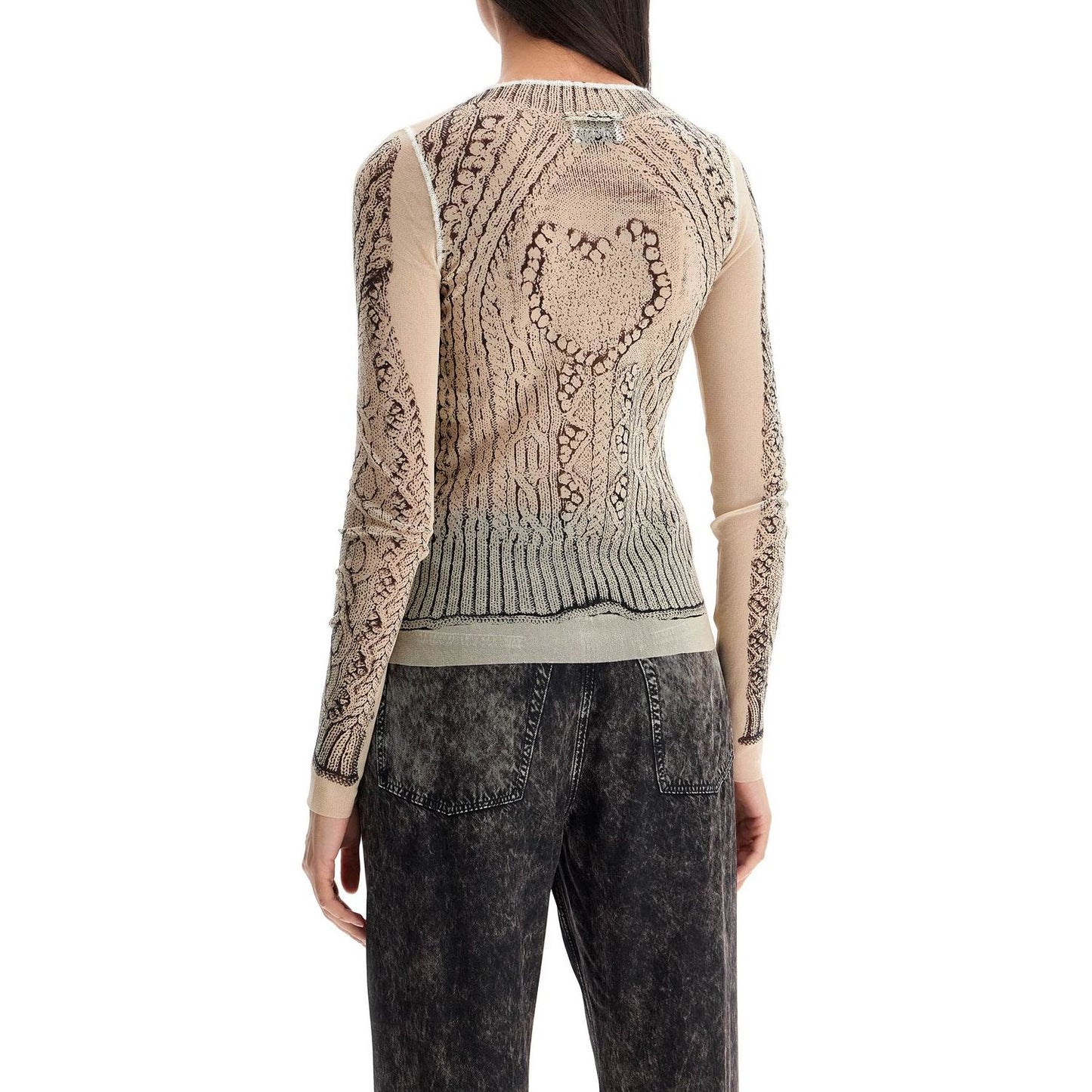 JEAN PAUL GAULTIER mesh 'je t'aime' Topwear JEAN PAUL GAULTIER