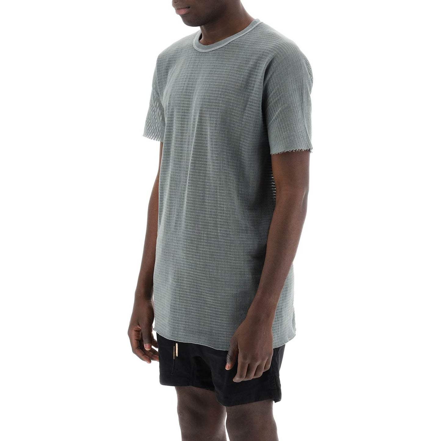 Boris Bidjan Saberi cotton perforated t-shirt Topwear Boris Bidjan Saberi