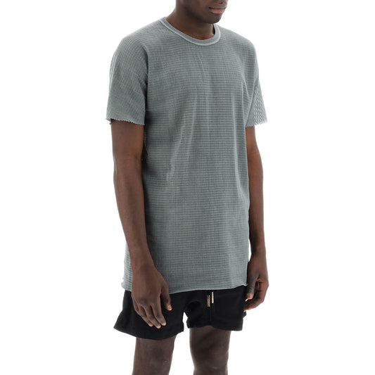 Boris Bidjan Saberi cotton perforated t-shirt Topwear Boris Bidjan Saberi